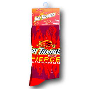 3/$20 Hot Tamales Retro Candy Funny Novelty Crew Socks - NWT
